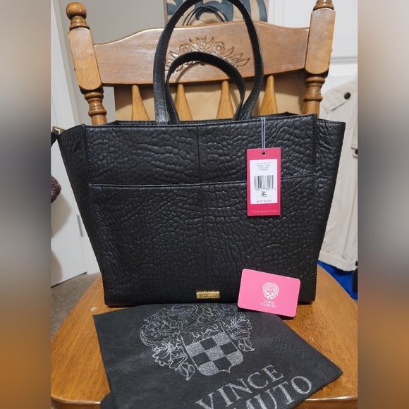 Authentic Vince Camuto Livy Large Tote (Black) - Picture 11 of 13